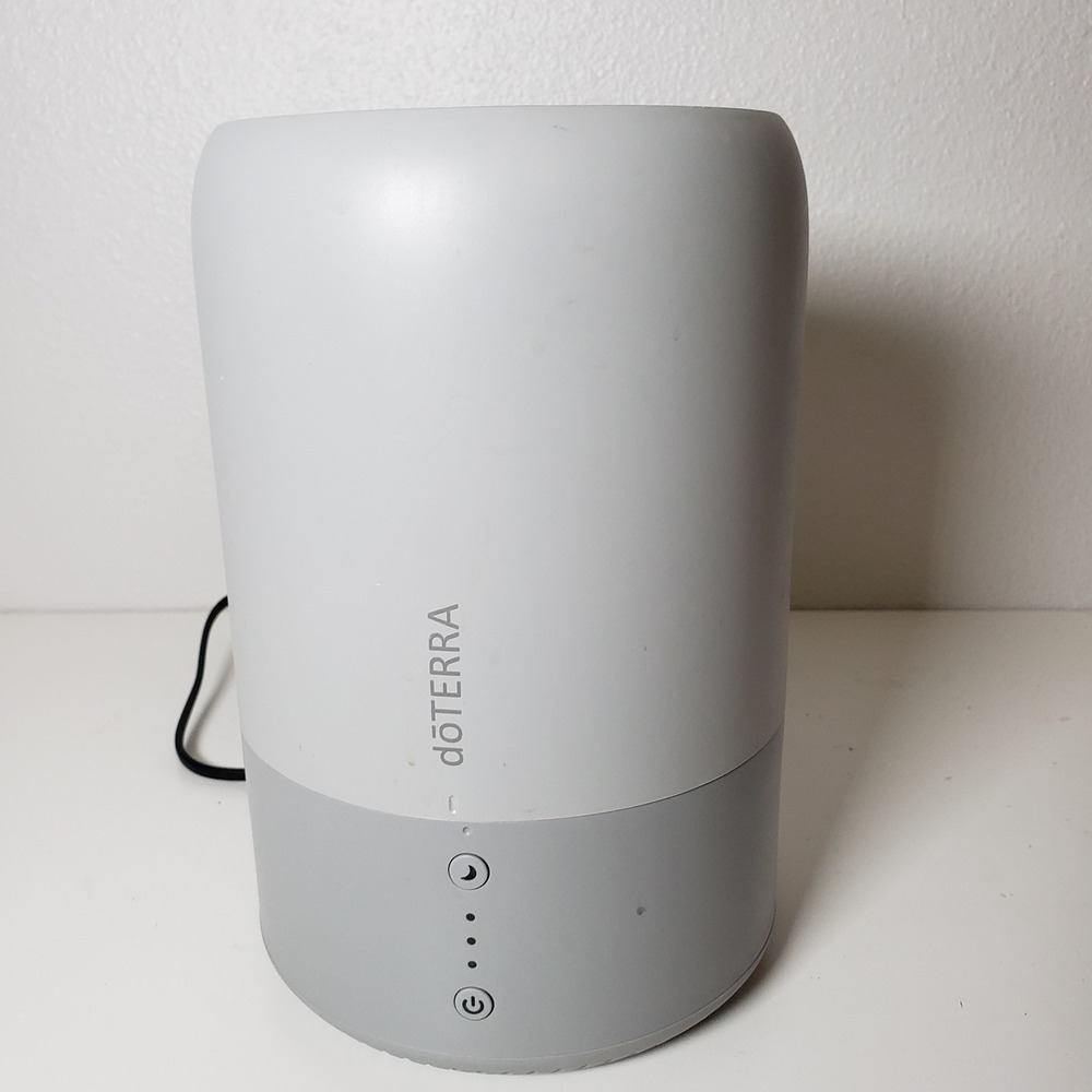 doTerra Dawn Aroma Humidifier Essential Oil Diffuser Gray White Colorblock